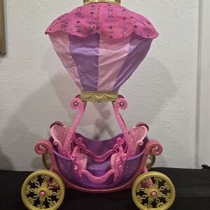 Pink and Purple Princess Carriage Toy